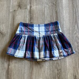 Hollister Plaid Mini Skirt